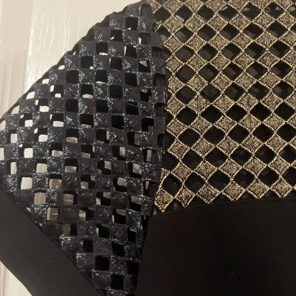 Banana Republic black and gold dress, size 4 - Picture 2 of 5